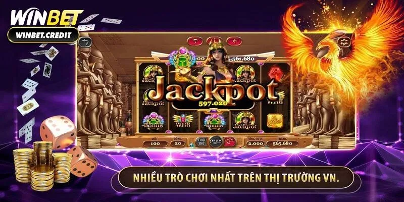 Winbet cung cấp nhiều trò chơi nhất thị trường