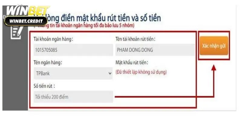 Quy trình các bước rút tiền tại nhà cái