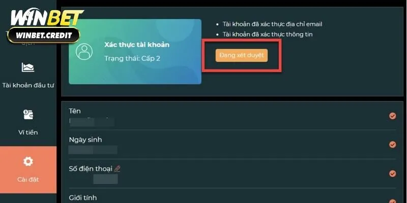 Cách xác minh tài khoản giao dịch
